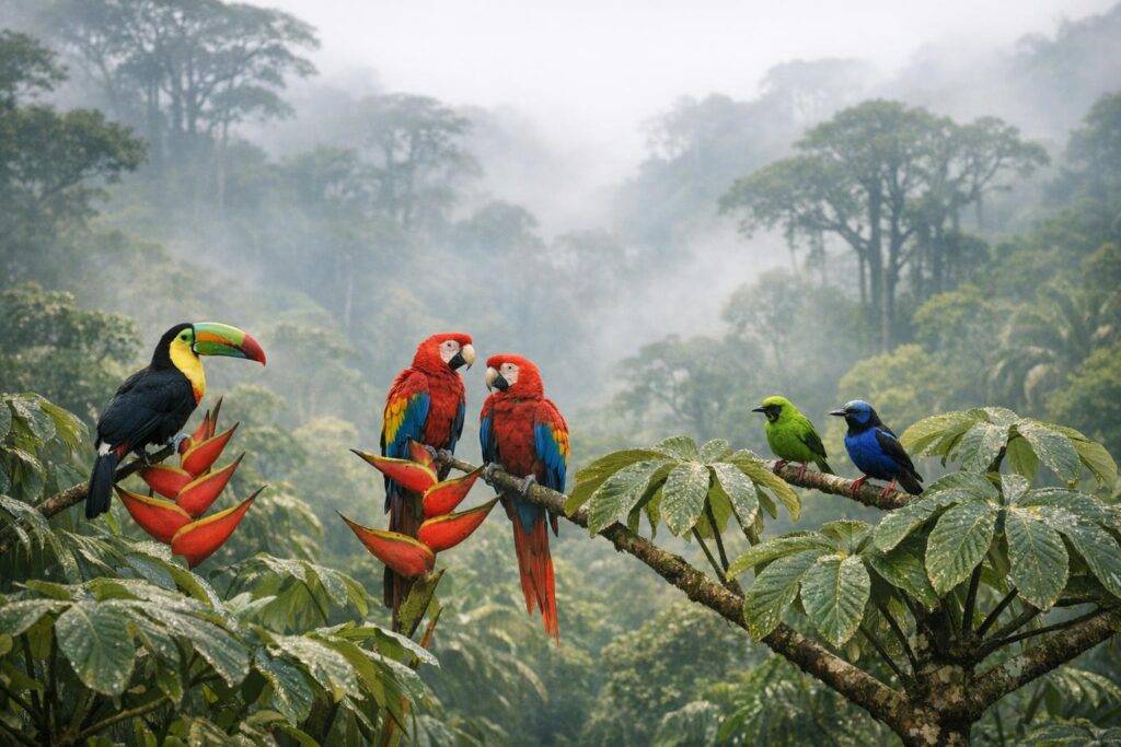 Thumbnail Vogelbeobachtung Costa Rica: Die 5 besten Orte für unvergessliche Vogel-Sichtungen
